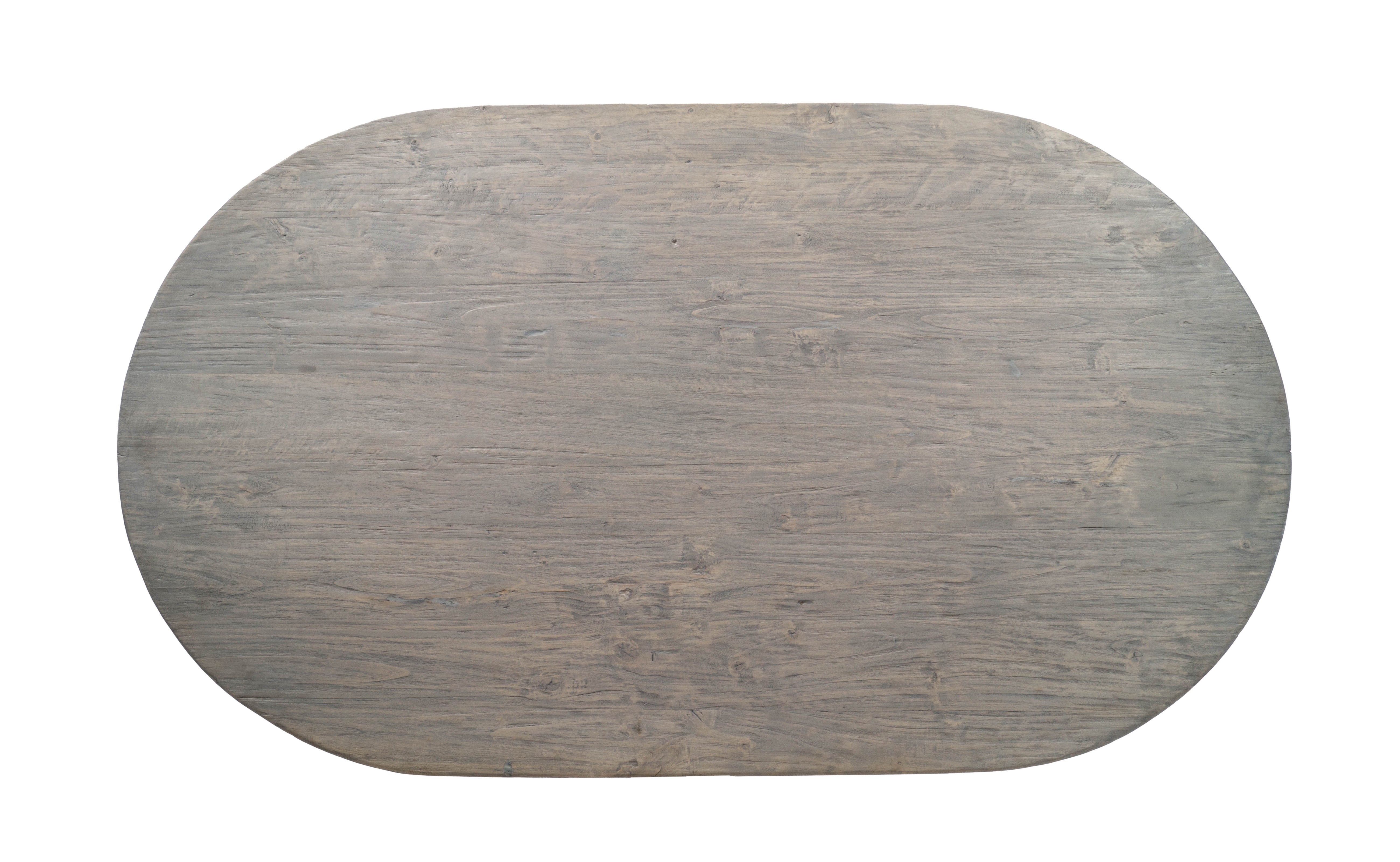 Mid Century Hammered Textured base with Reclaimed Elm Table Top
