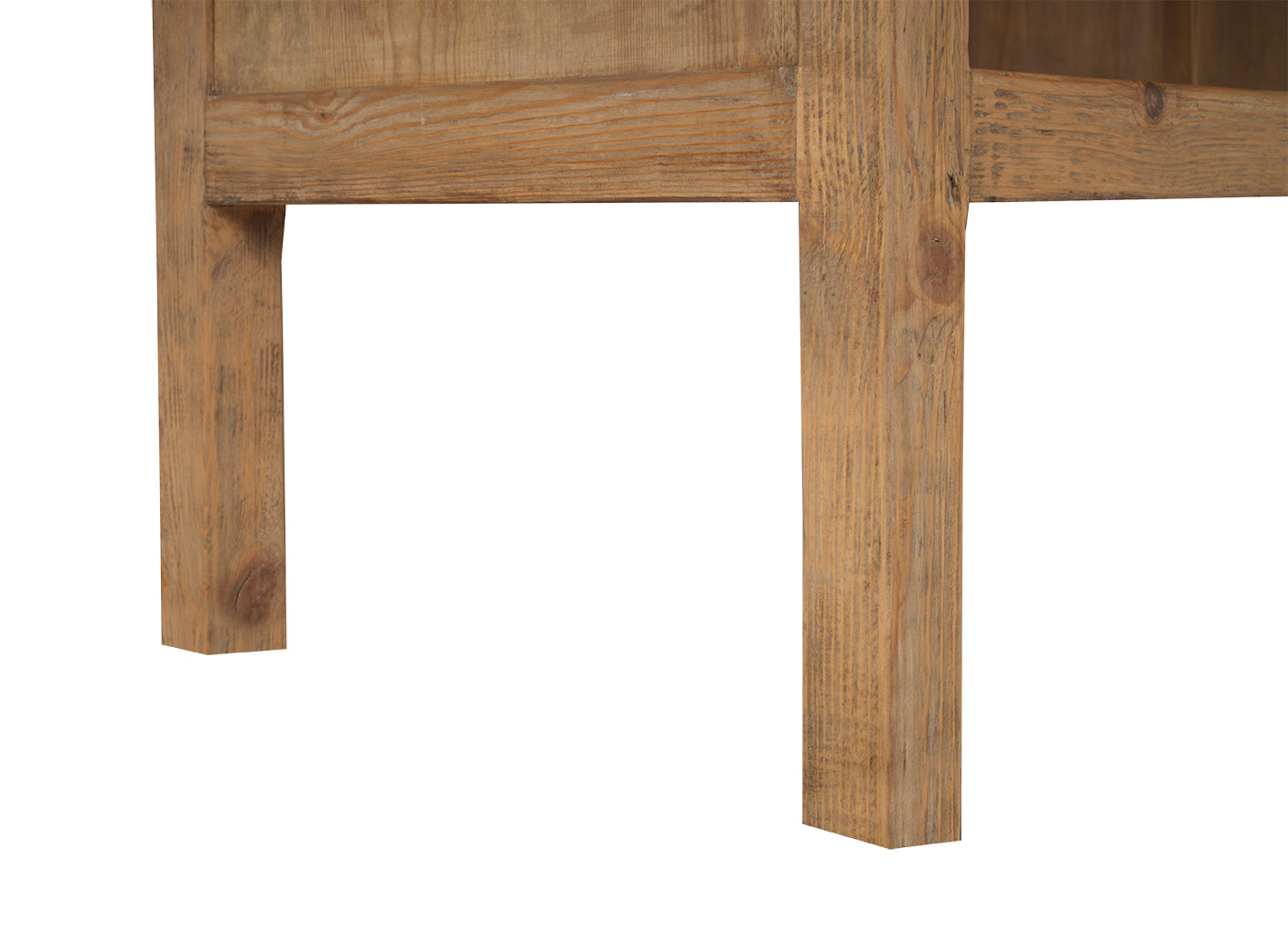 Reclaimed Elm Twelve Shelf Bookcase