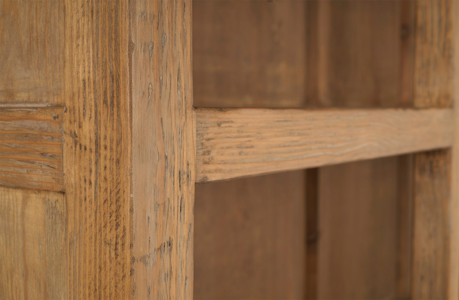 Reclaimed Elm Twelve Shelf Bookcase