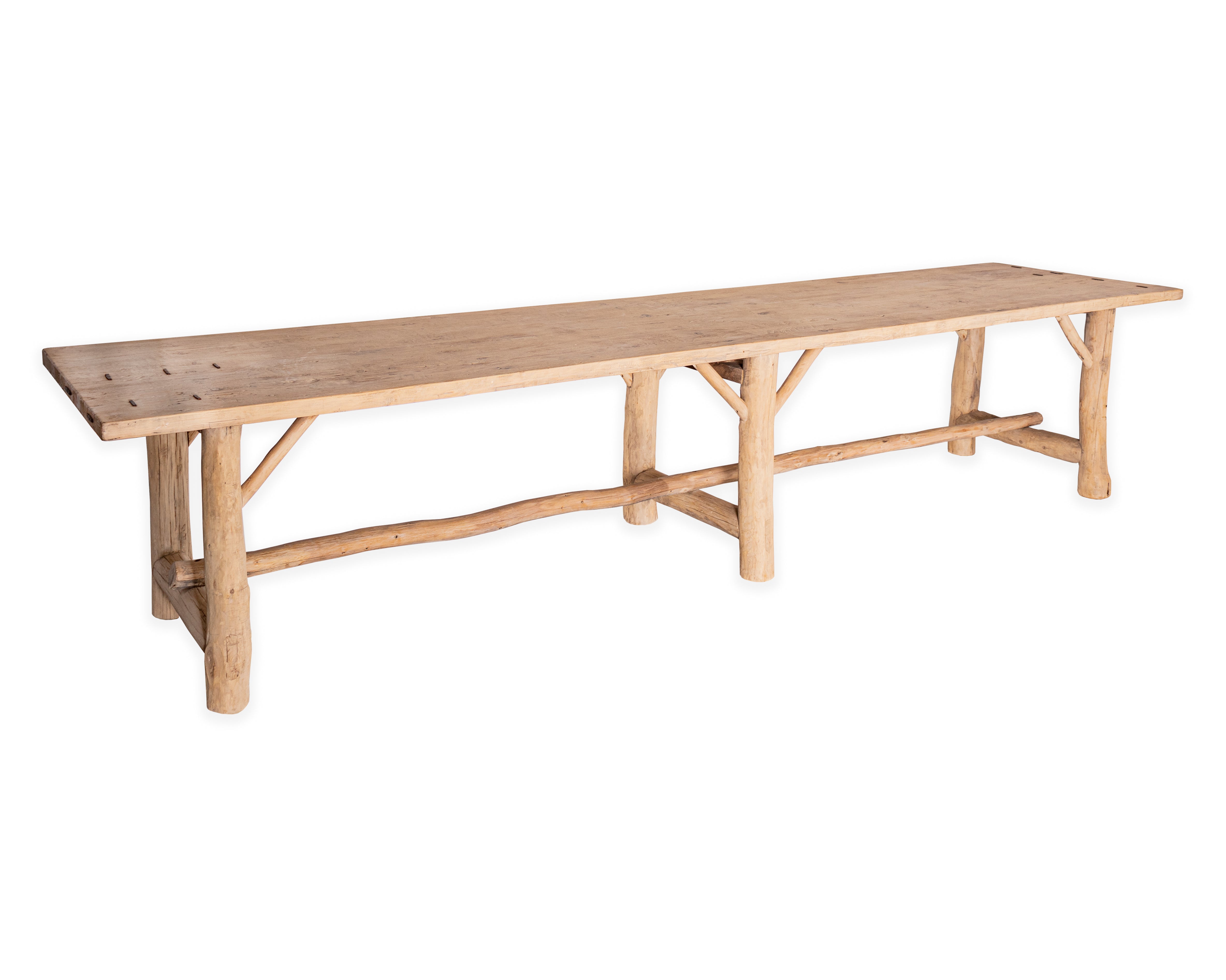 Reclaimed Elm Limb Dining Table