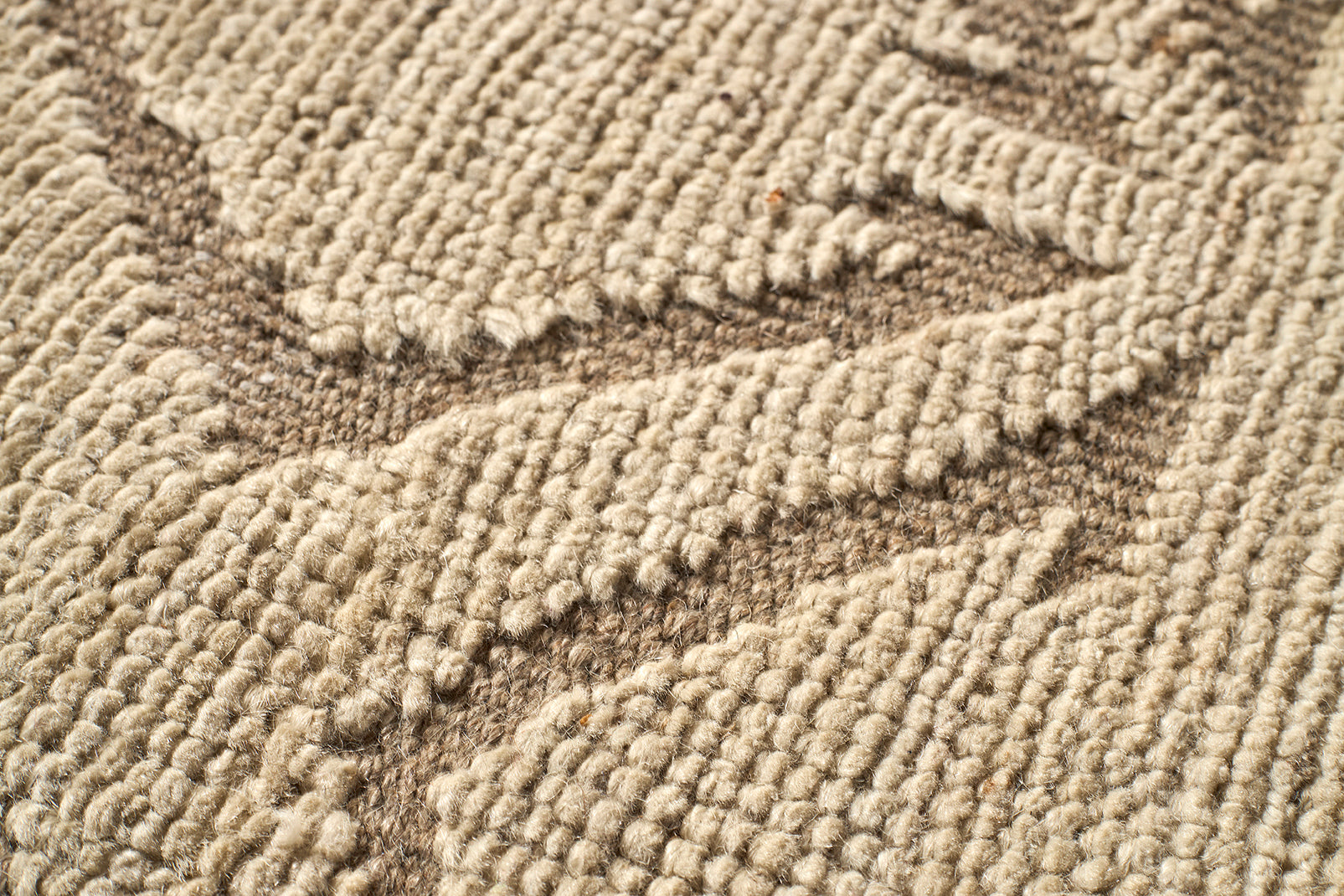 Organic Turkish Tulu Rug in Geometric Pattern