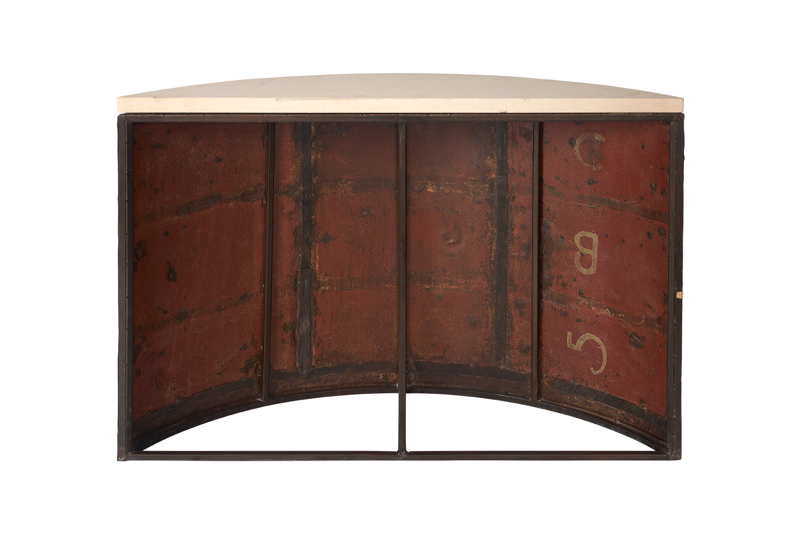 Reclaimed Tin Demi Lune