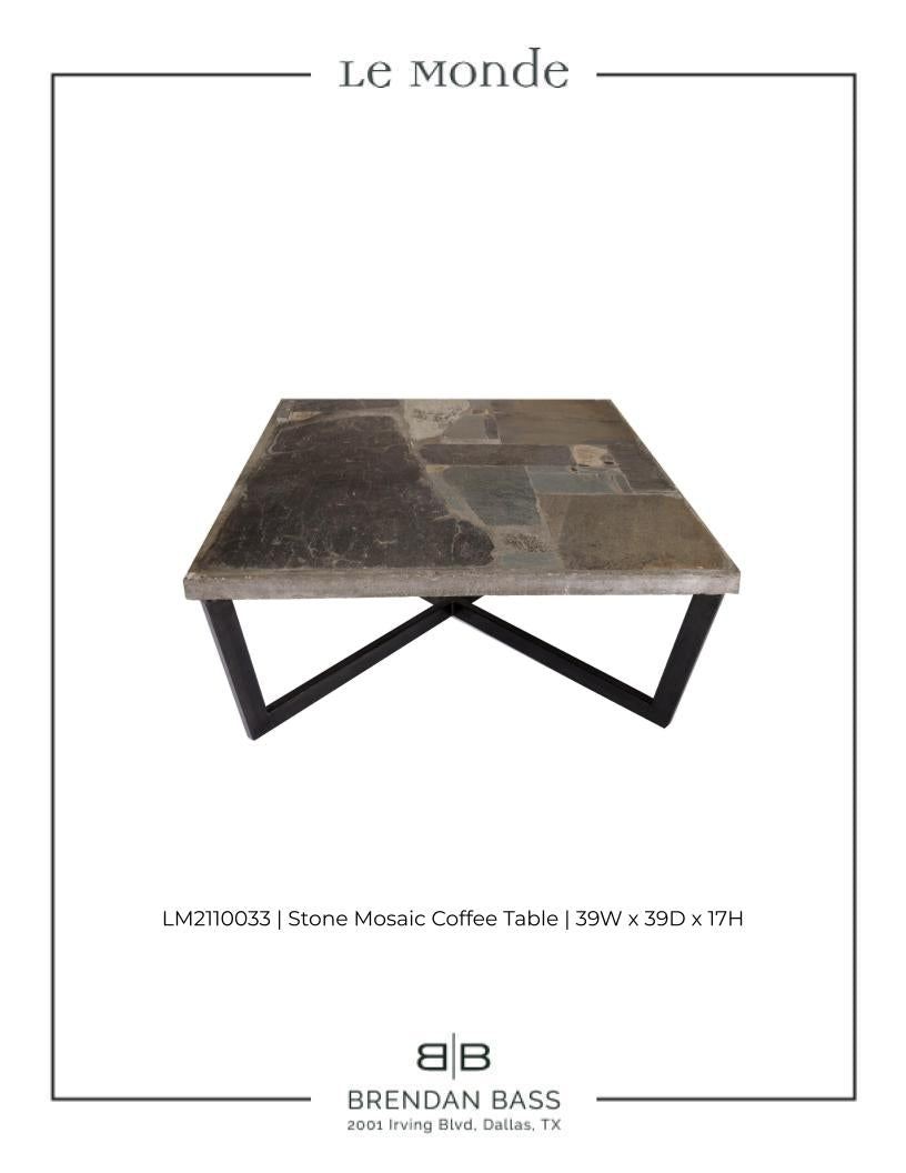 Stone Mosaic Coffee Table
