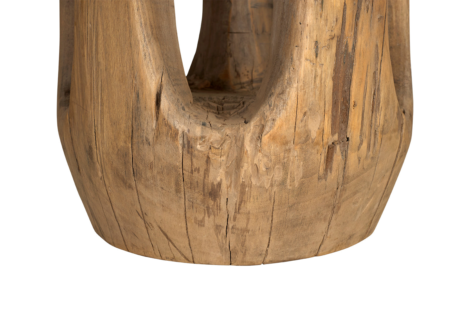 Weathered Elm Garden Stool