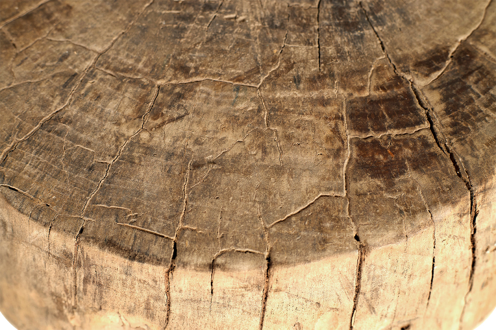 Weathered Elm Garden Stool