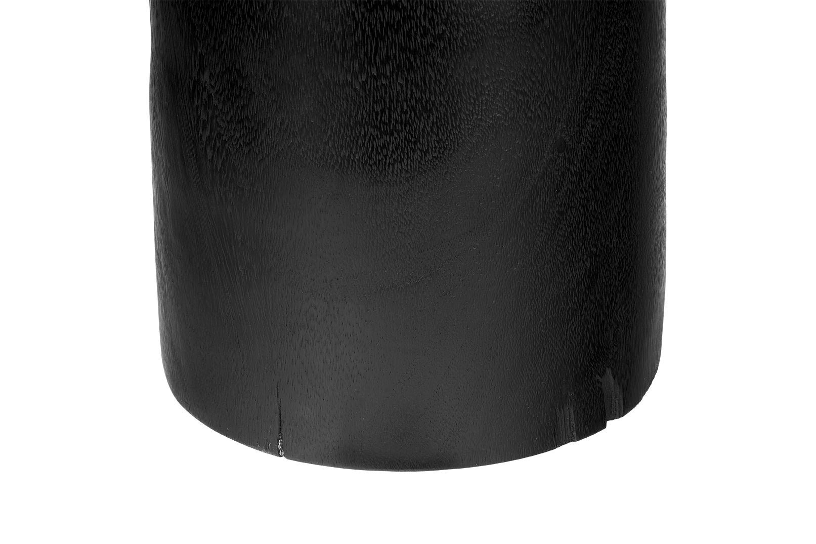 Ebonized Lychee Tapered Side Table