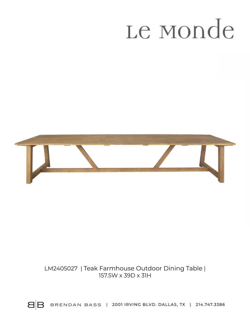 Reclaimed Elm Dining Table