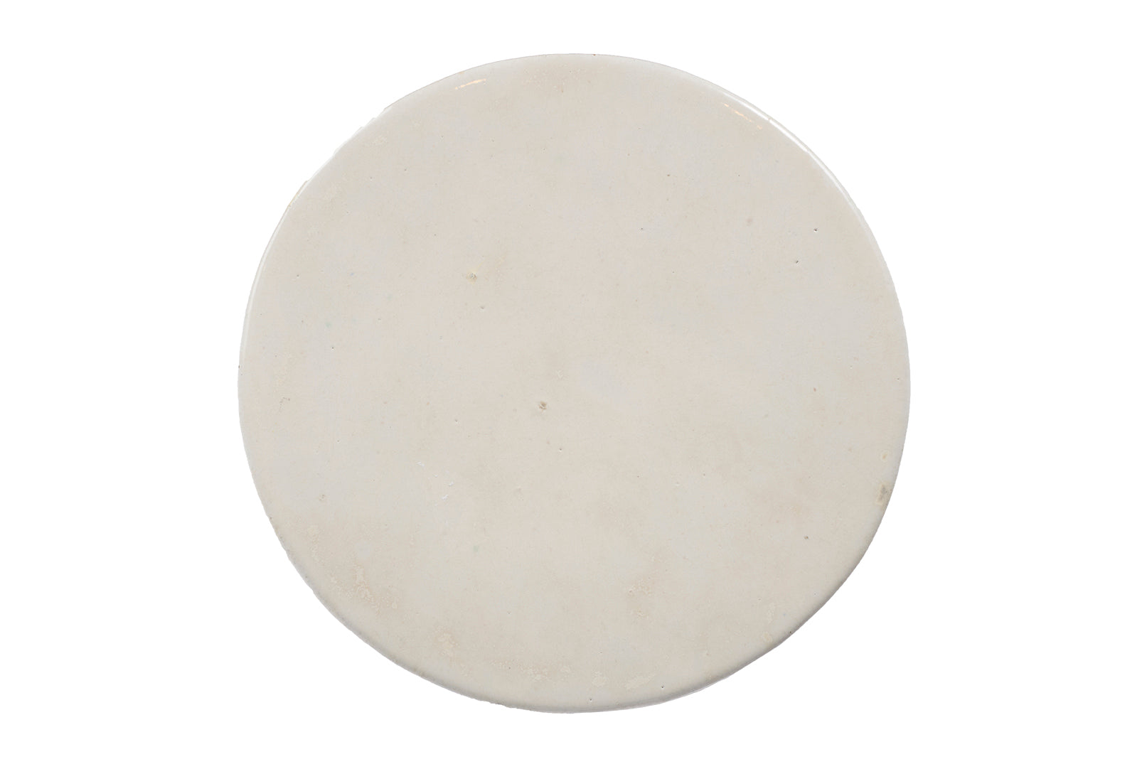 White Glazed Garden Stool