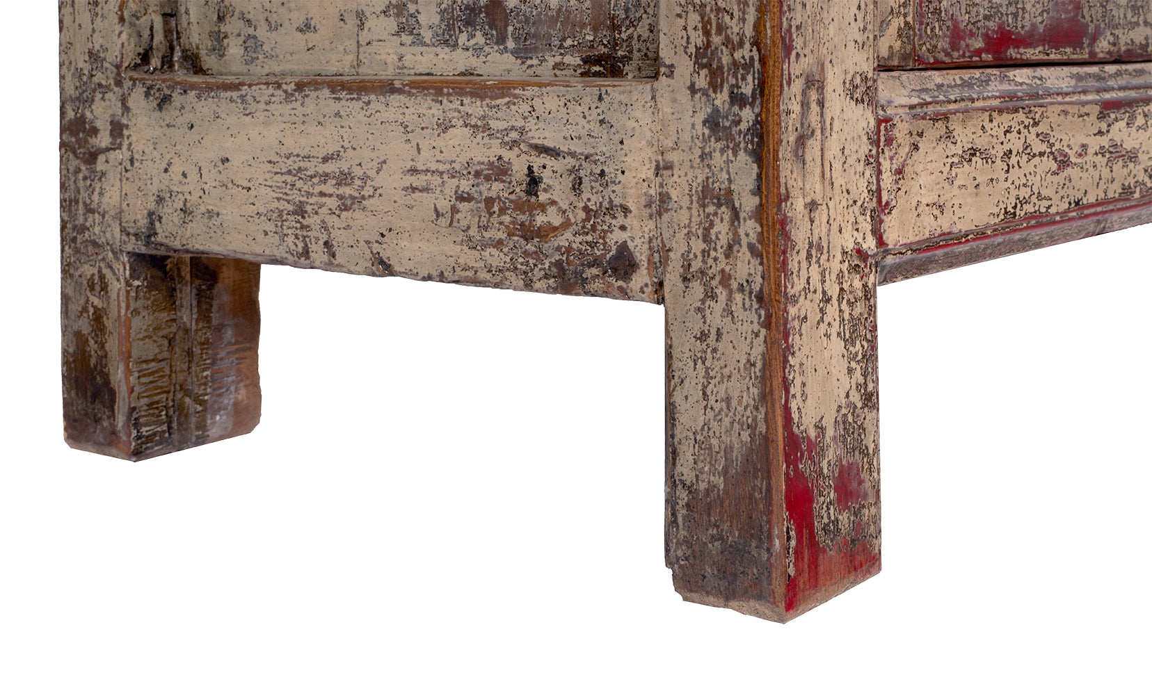 Six Door Server in Original Lacquered Paint Patina