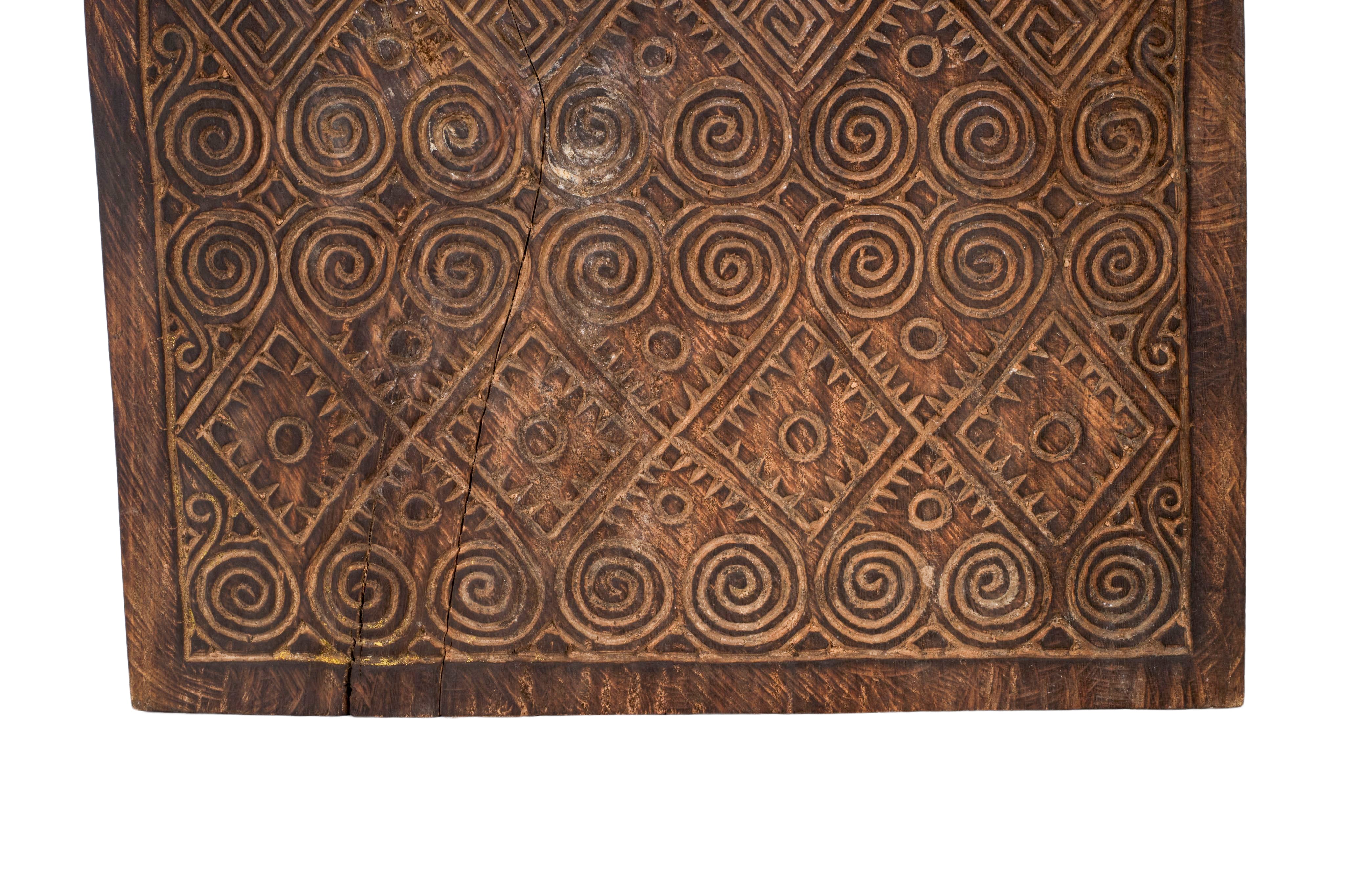 Pair of Intricately Carved Wooden Wall Panels