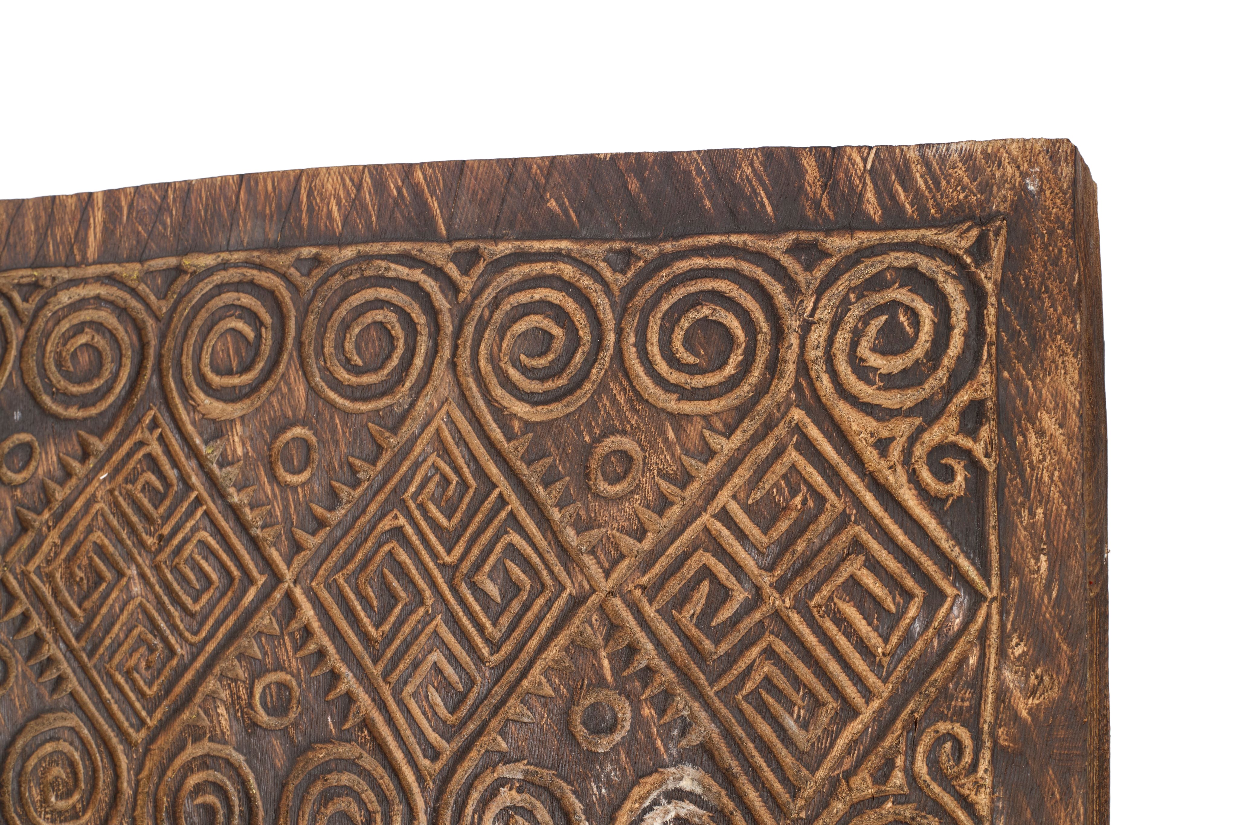 Pair of Intricately Carved Wooden Wall Panels