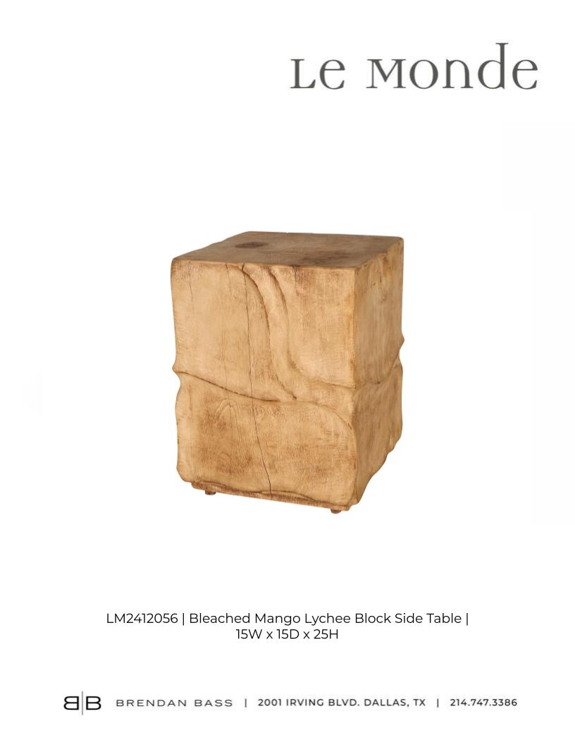 Mango Wood Side Table