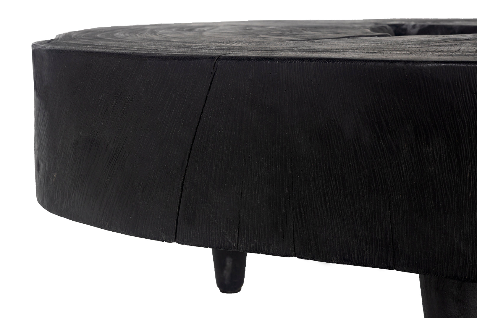 Ebonized Lychee Wood Coffee Table