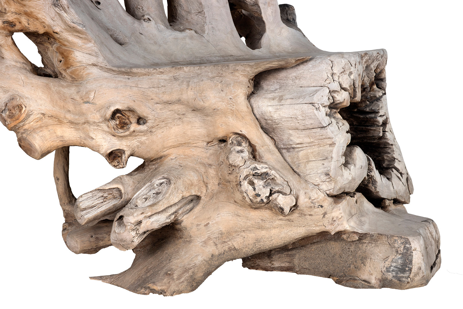 Organic Root Wood Form Outdoor Teak Chair