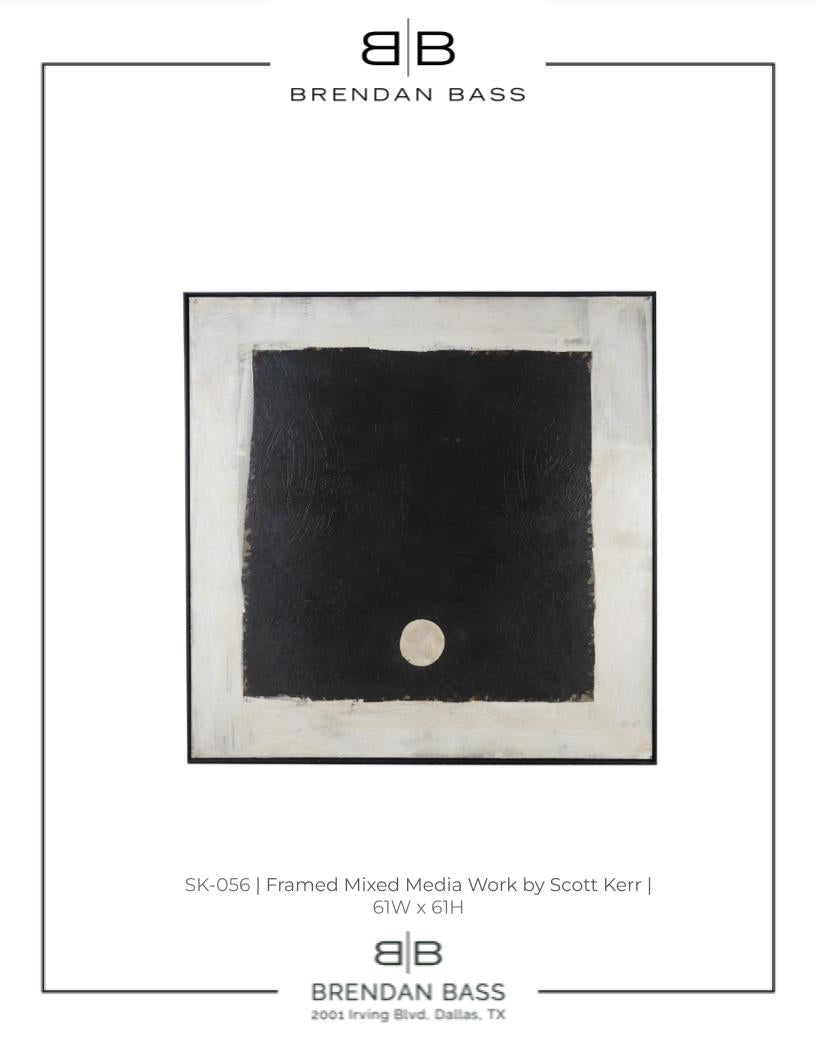 Framed Abstract Art on Canvas