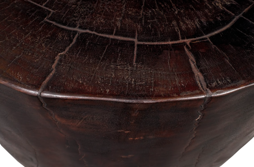 Ebonized Lychee Tapered Footed Size Table