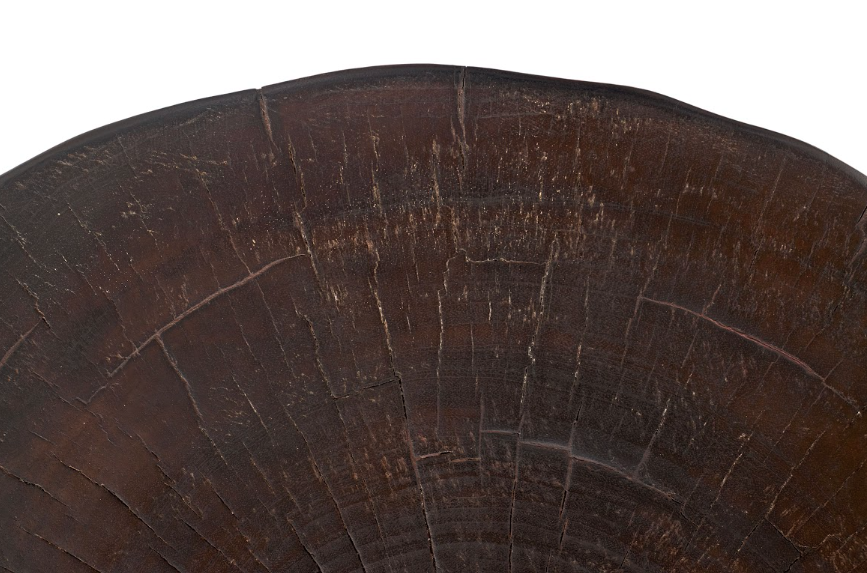 Ebonized Lychee Tapered Footed Size Table