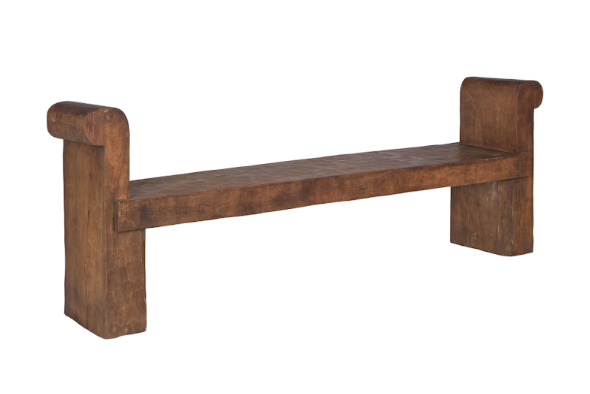 Reclaimed Wood Railway Bench