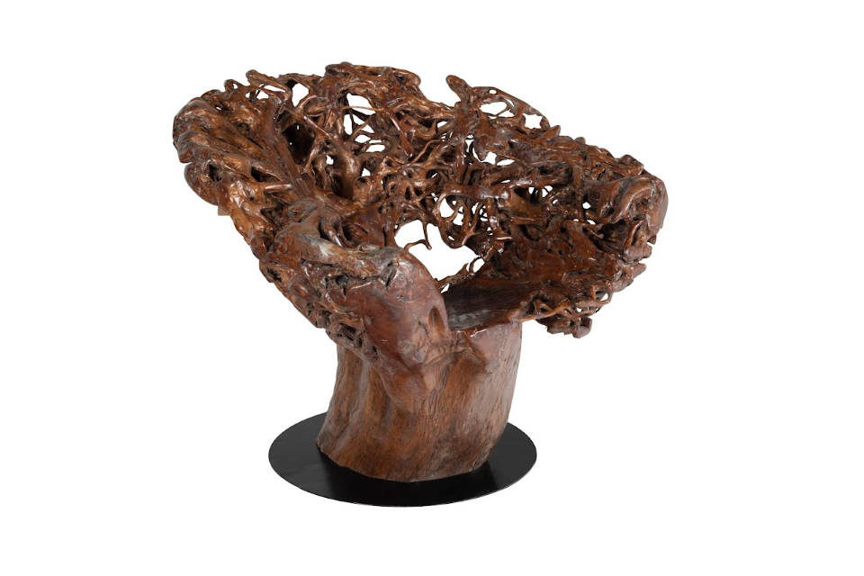 Massive Waxed Root Chair