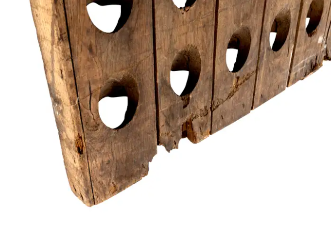 French Wine Rack-Champagne Riddling Board