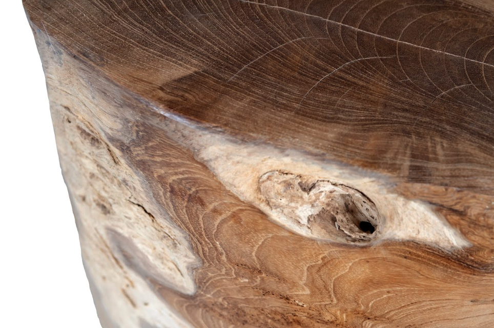 Organic Form Tropical Hardwood End Table