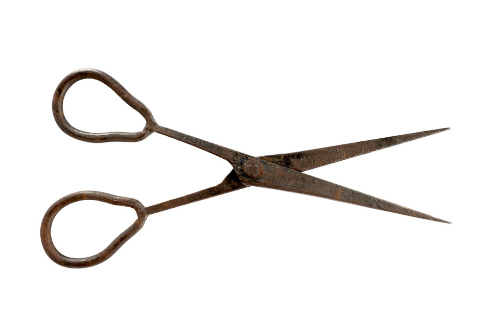 Vintage Cast Iron Scissors
