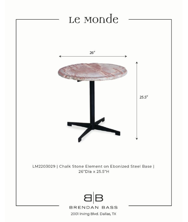 Chalkstone Top on Steel Base