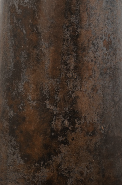 Industrial Base Table with Limestone Top