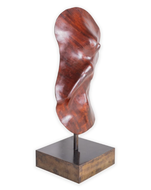 Sculpture Mounted on Custom Stand
