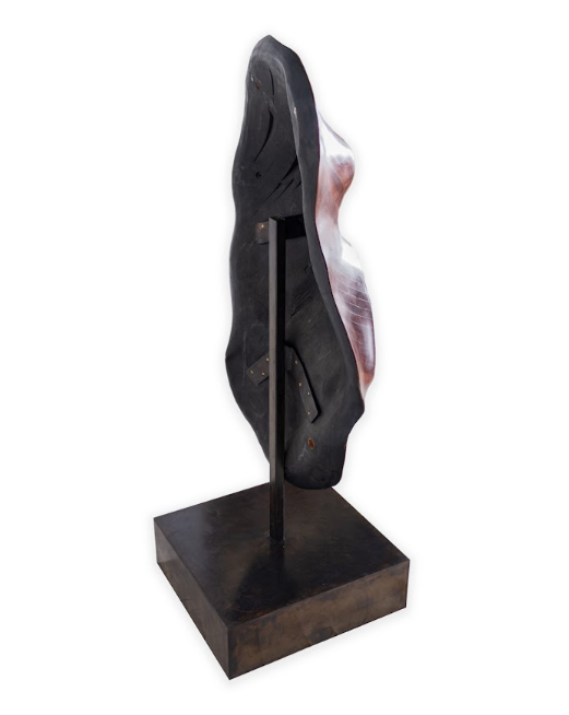Sculpture Mounted on Custom Stand