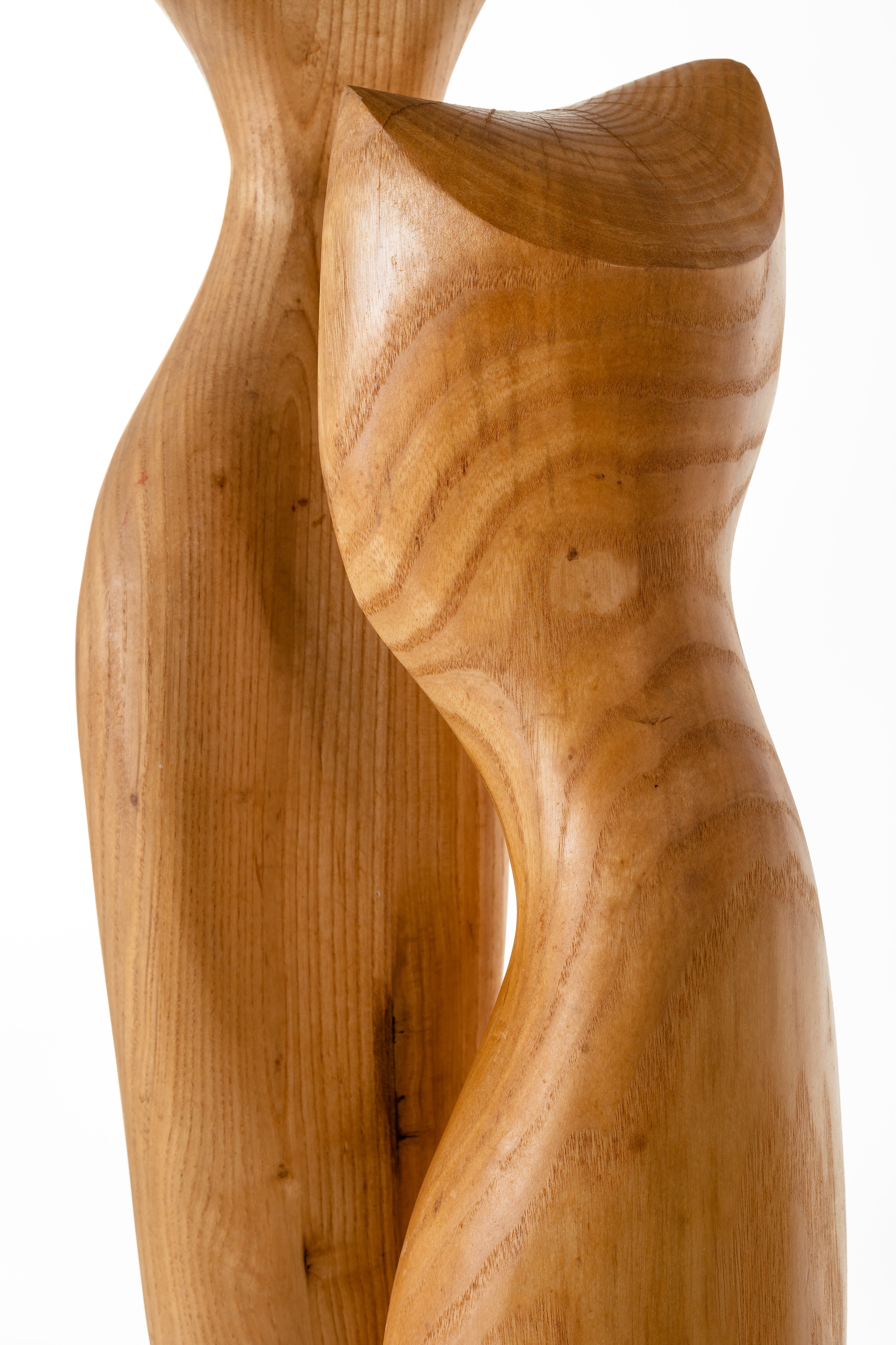 Pair of Wood Sculptures