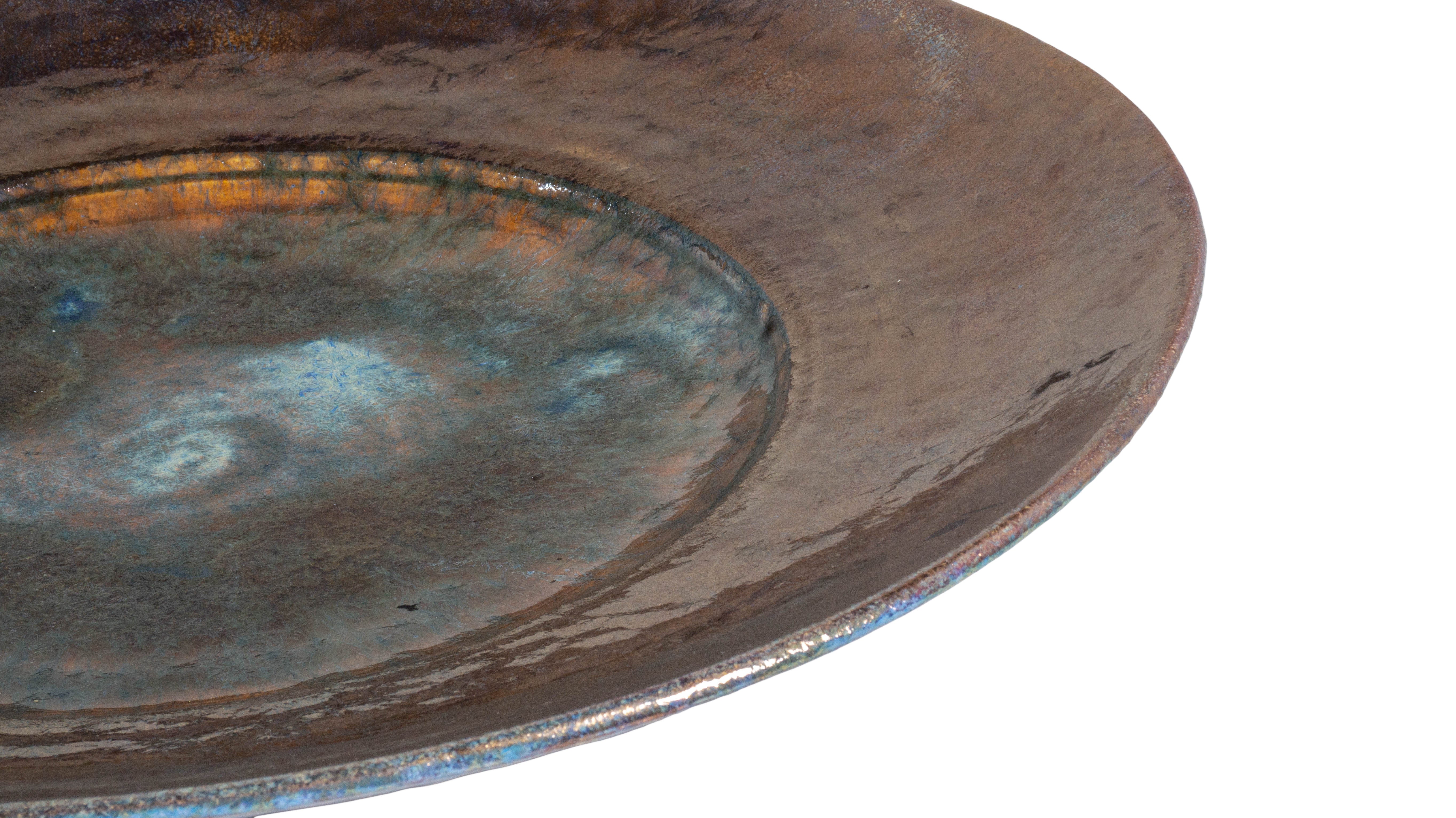 Monumental Studio Art Pottery Charger