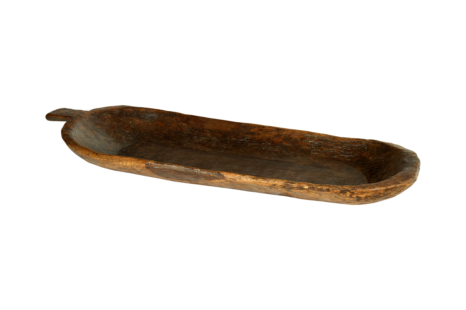 Wood Hand Hewn Trough