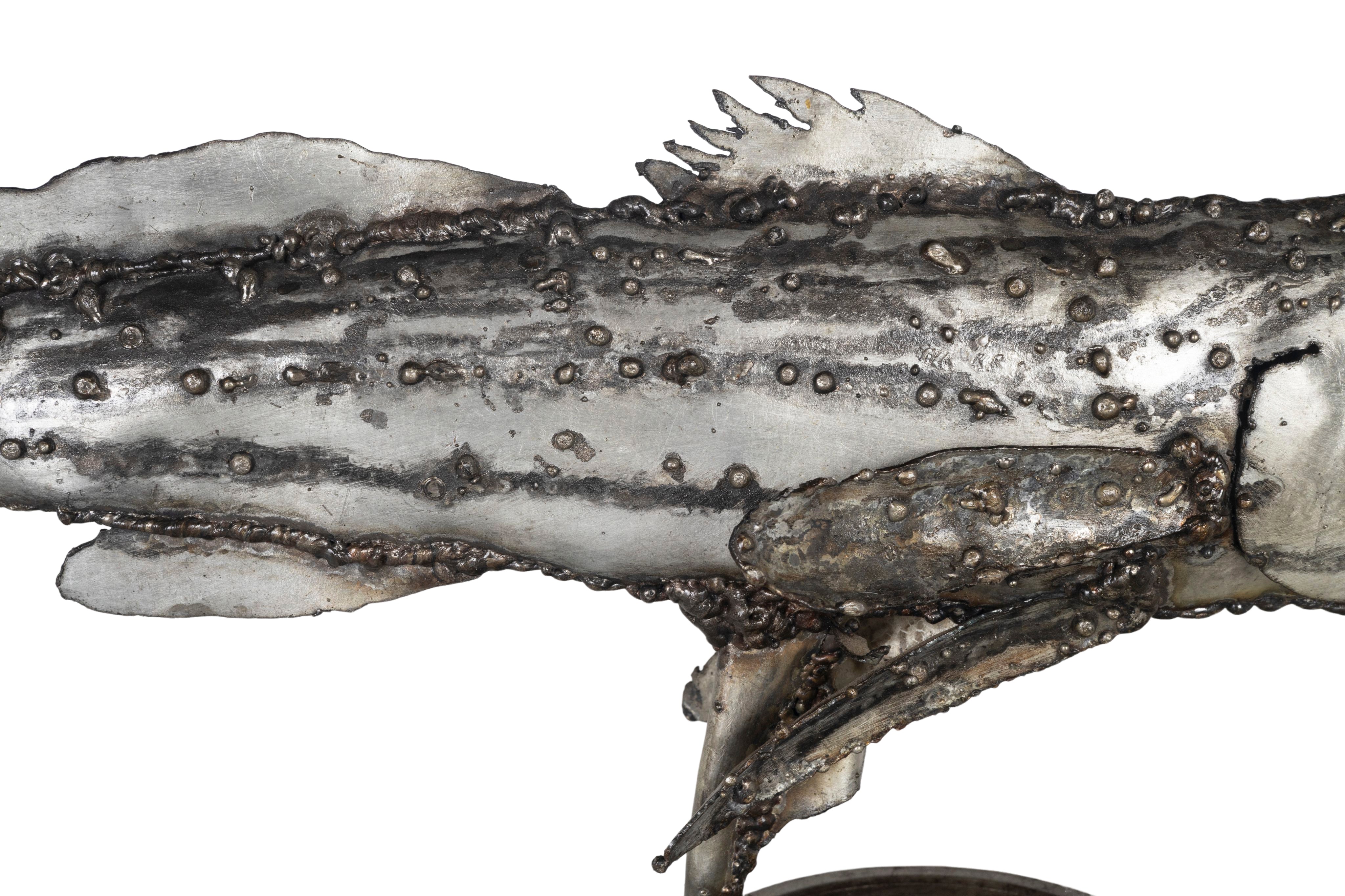 Brutalist Fish Sculpture