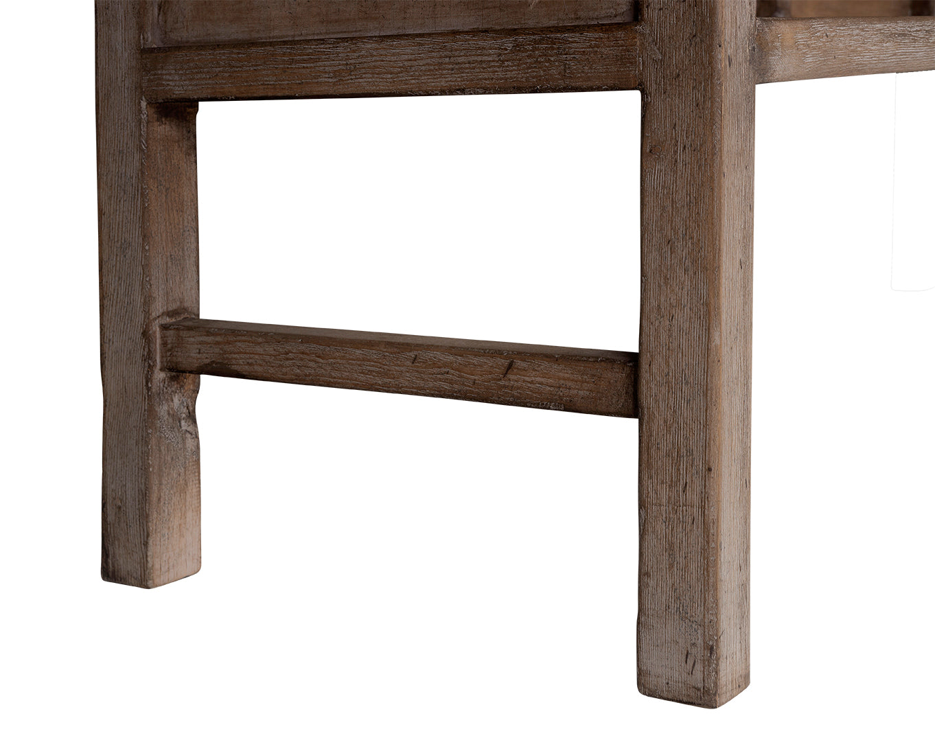 Reclaimed Wood Bookshelf in Patinated Paint Finish