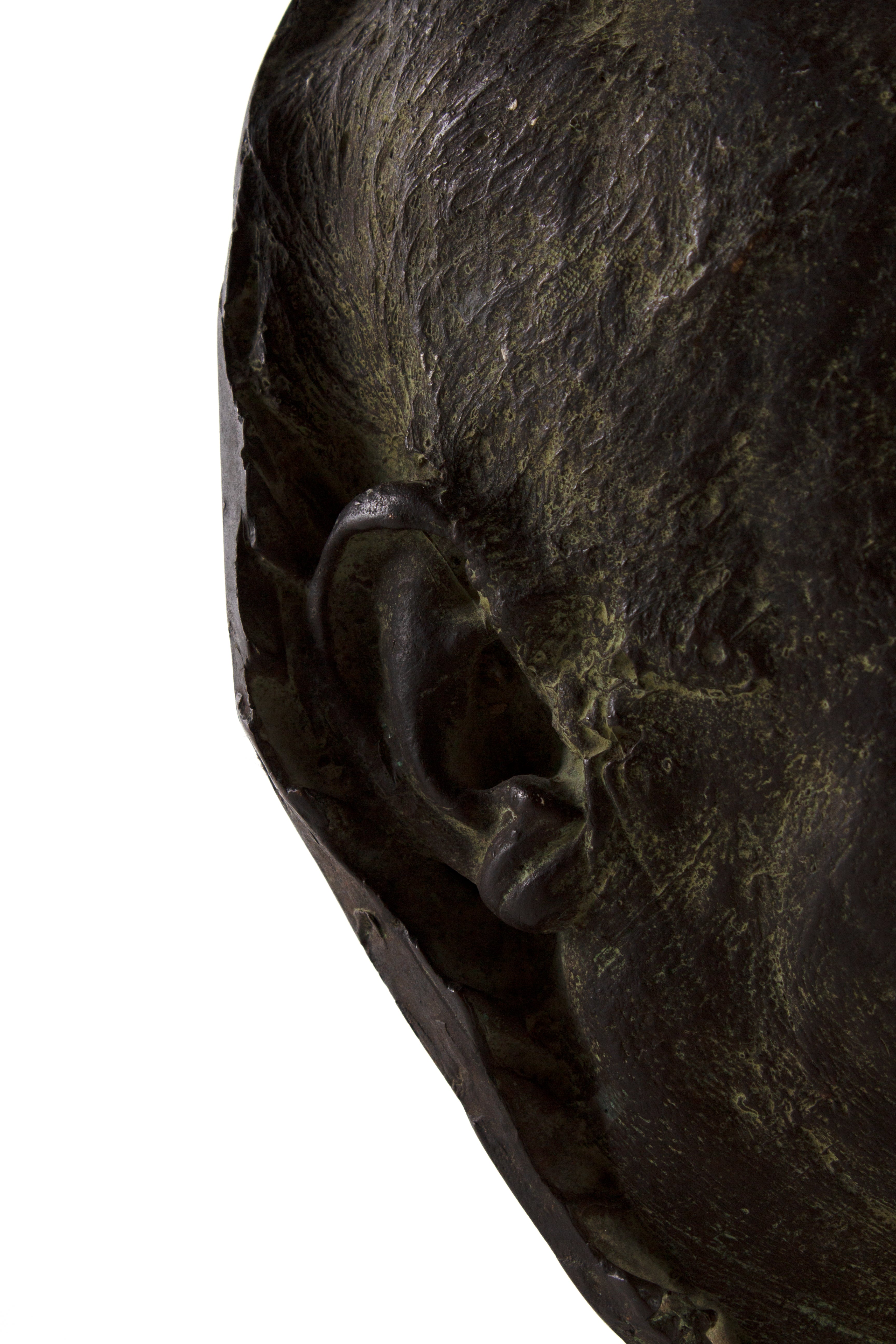 Cast Bronze Bust of Artist Mafai
