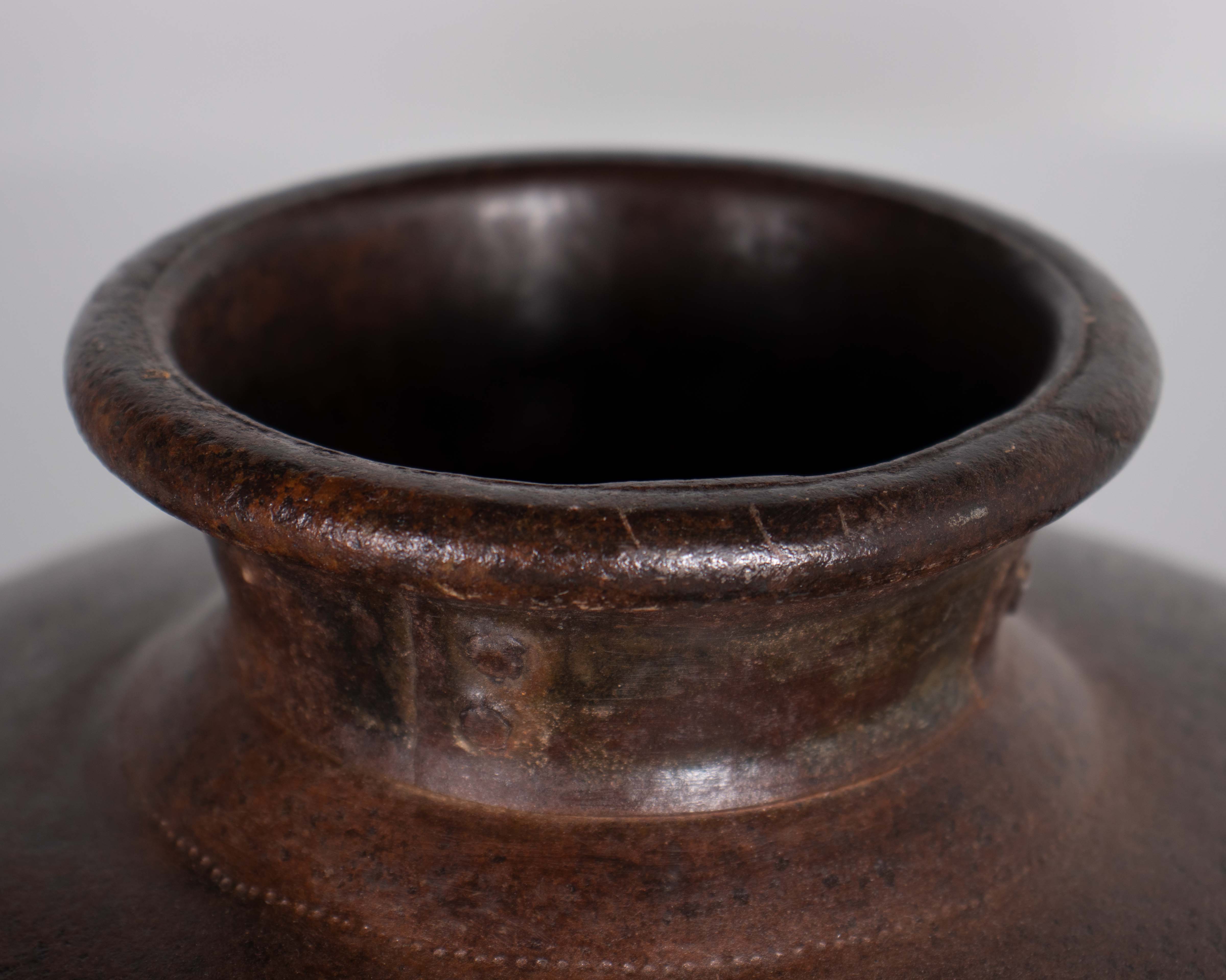 Metal Jar with Panel Design