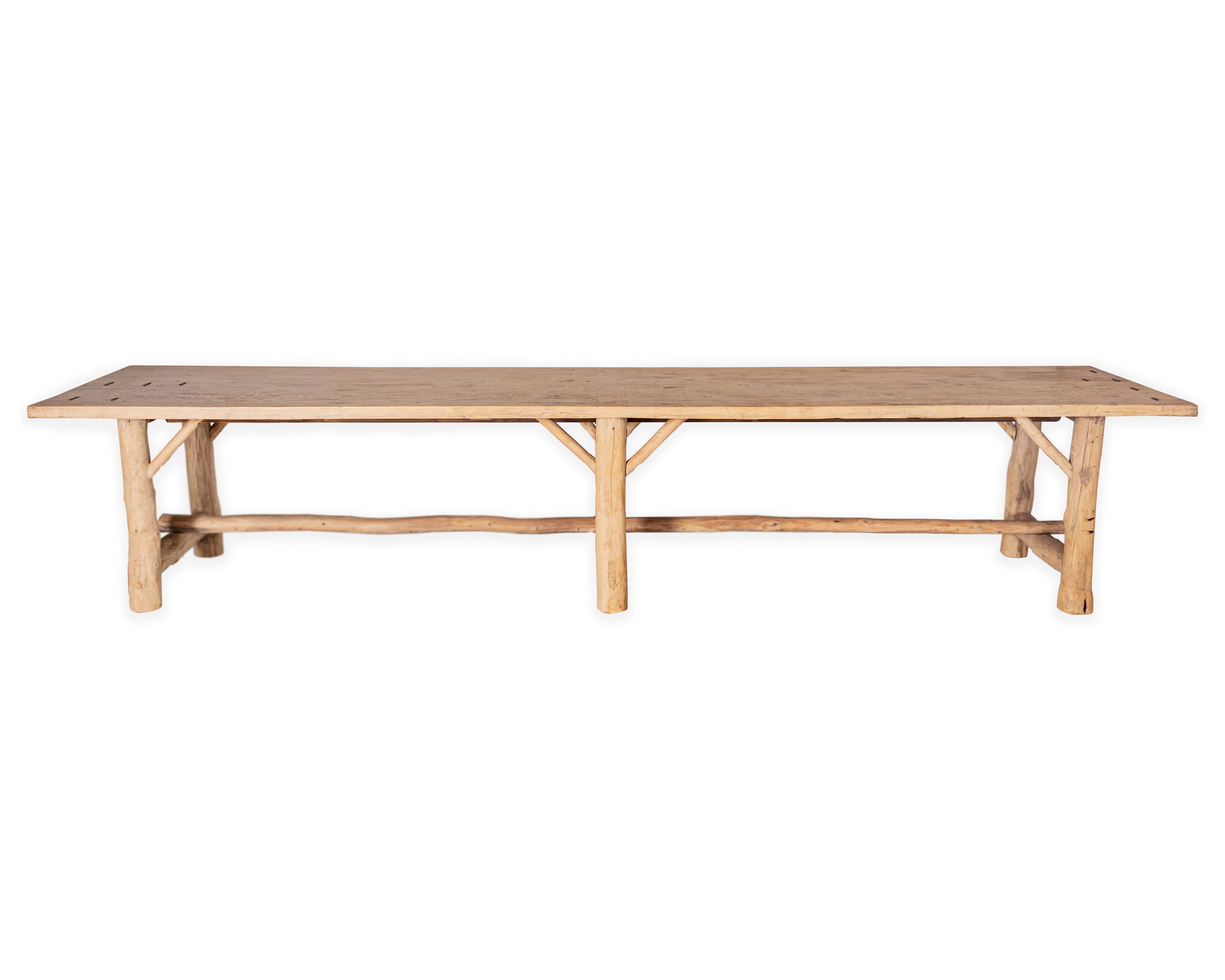 Reclaimed Elm Limb Dining Table