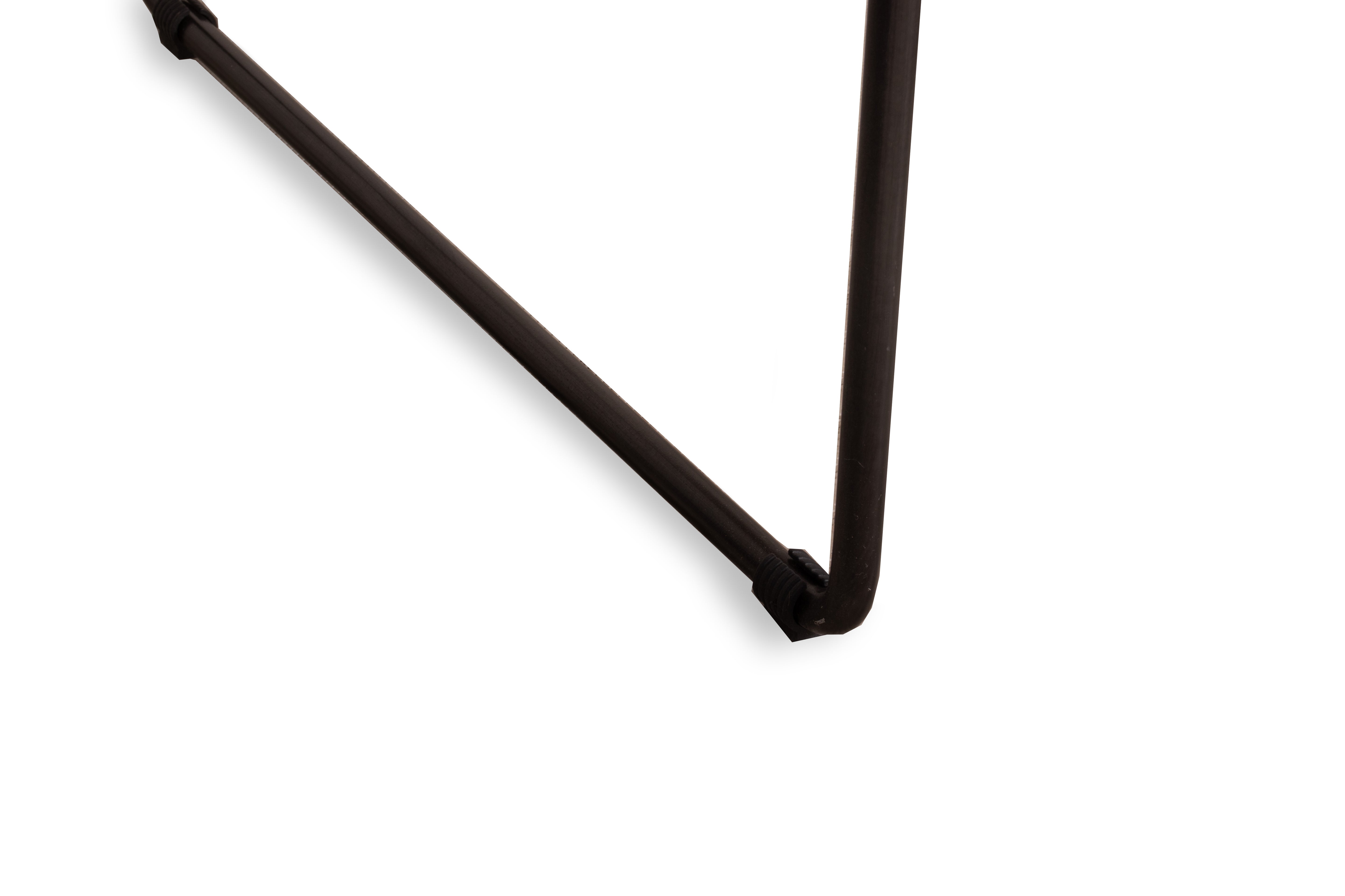 Bonded Leather and Steel Modern Dining Chair