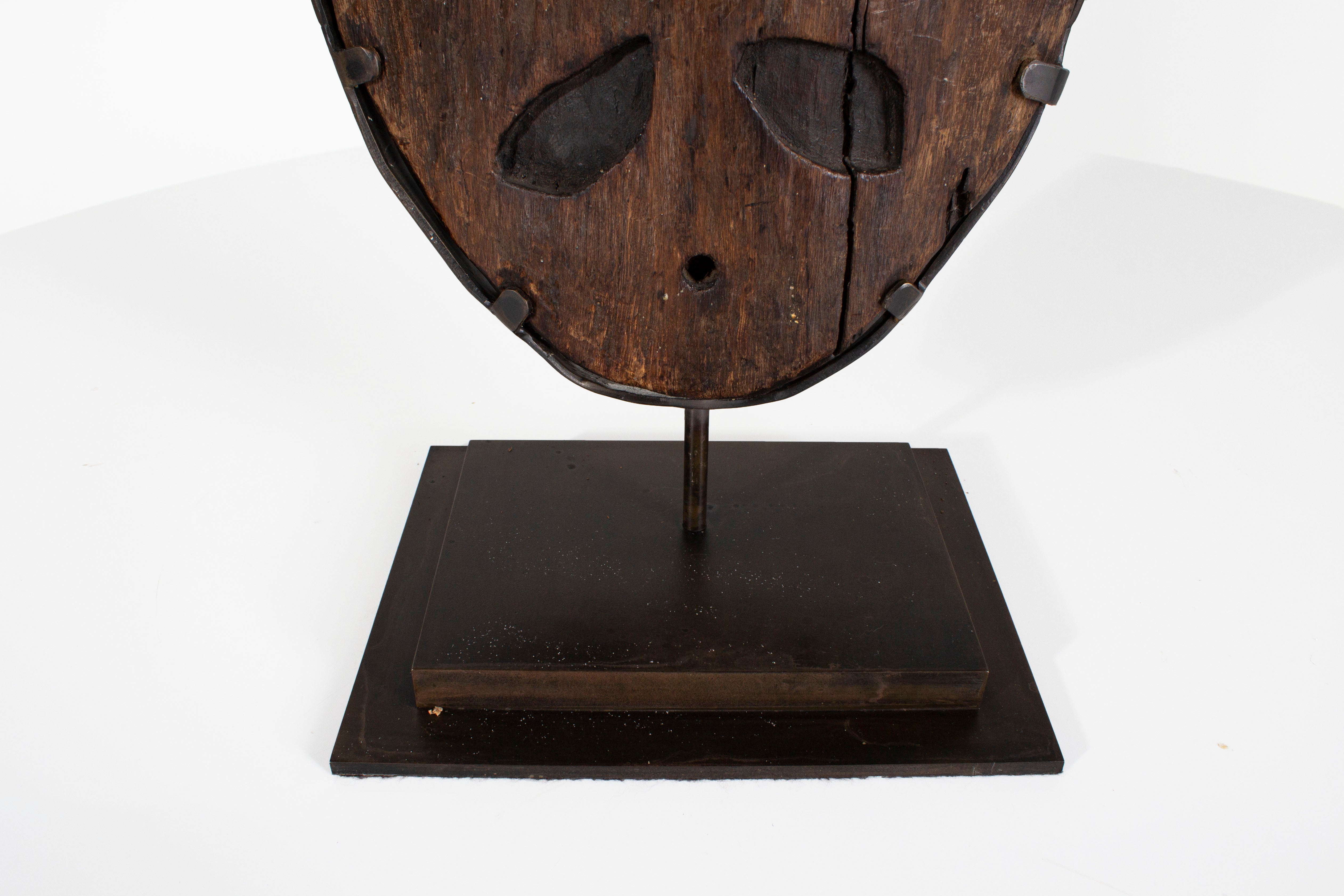 Vintage African Wood Carving on Stand
