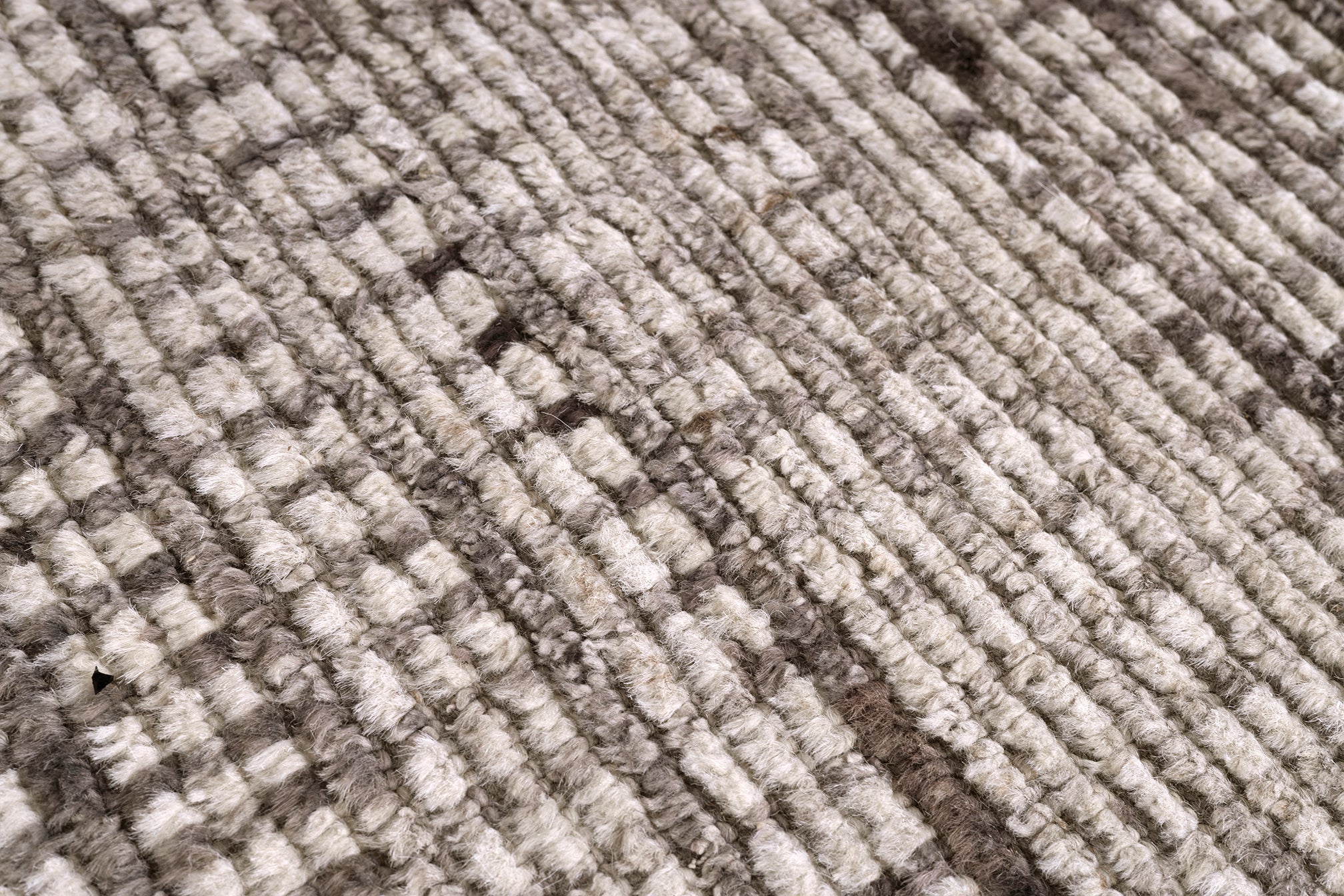 Hand Woven Turkish Tulu Rug in Taupe Pattern