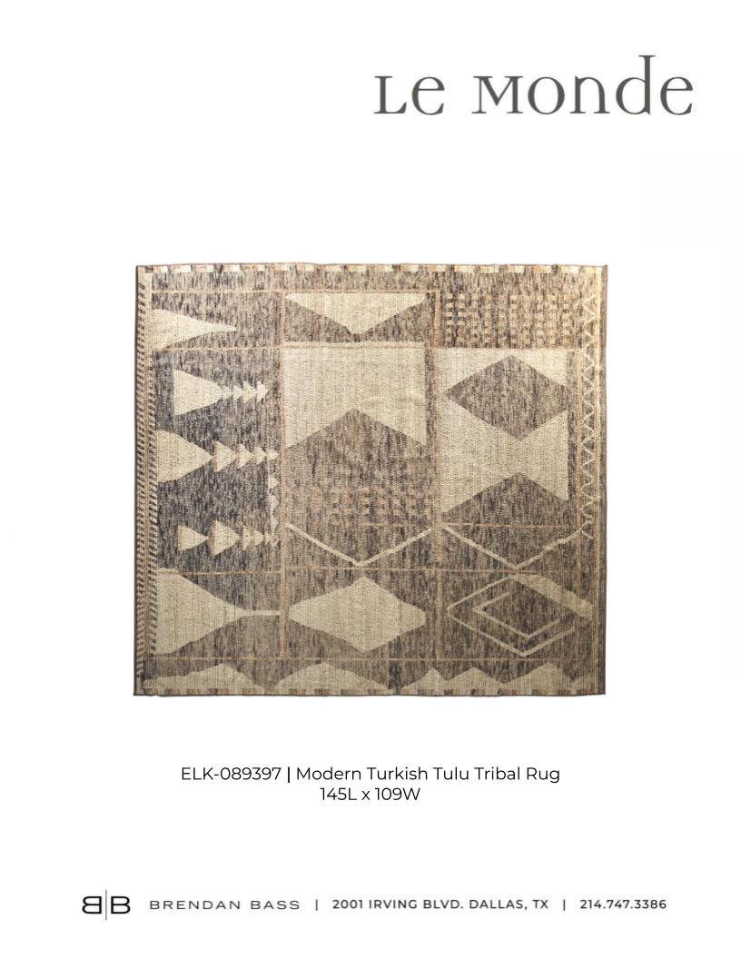 Modern Turkish Tulu Tribal Rug