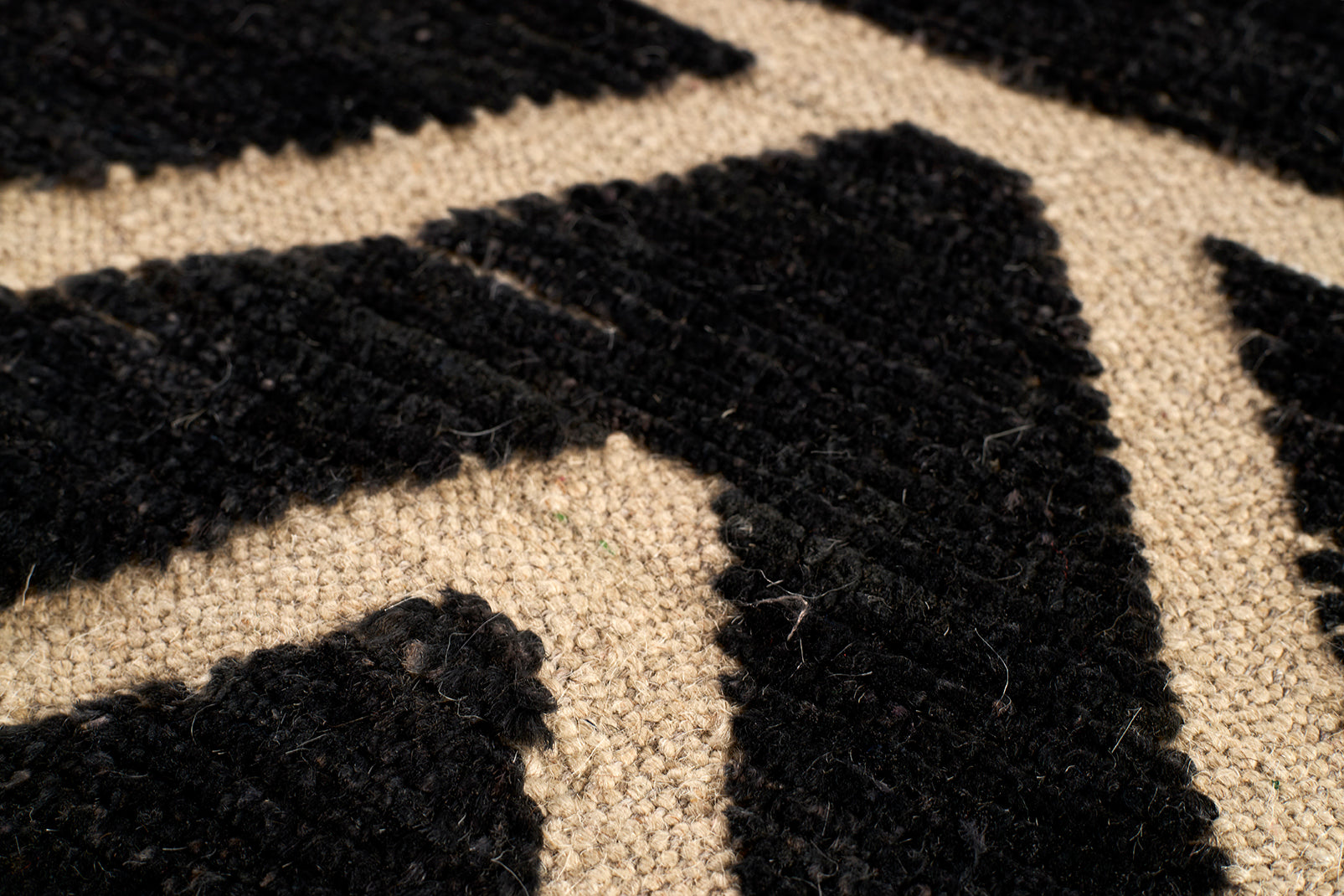 Navy Blue Geometric Turkish Rug