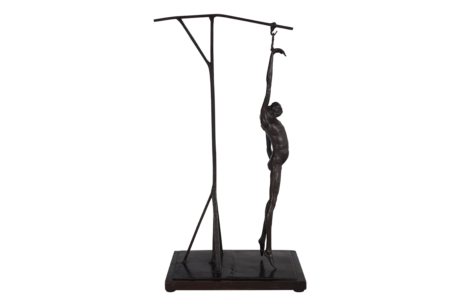 Roger Majorowicz Bronze Modernist Male Sculpture