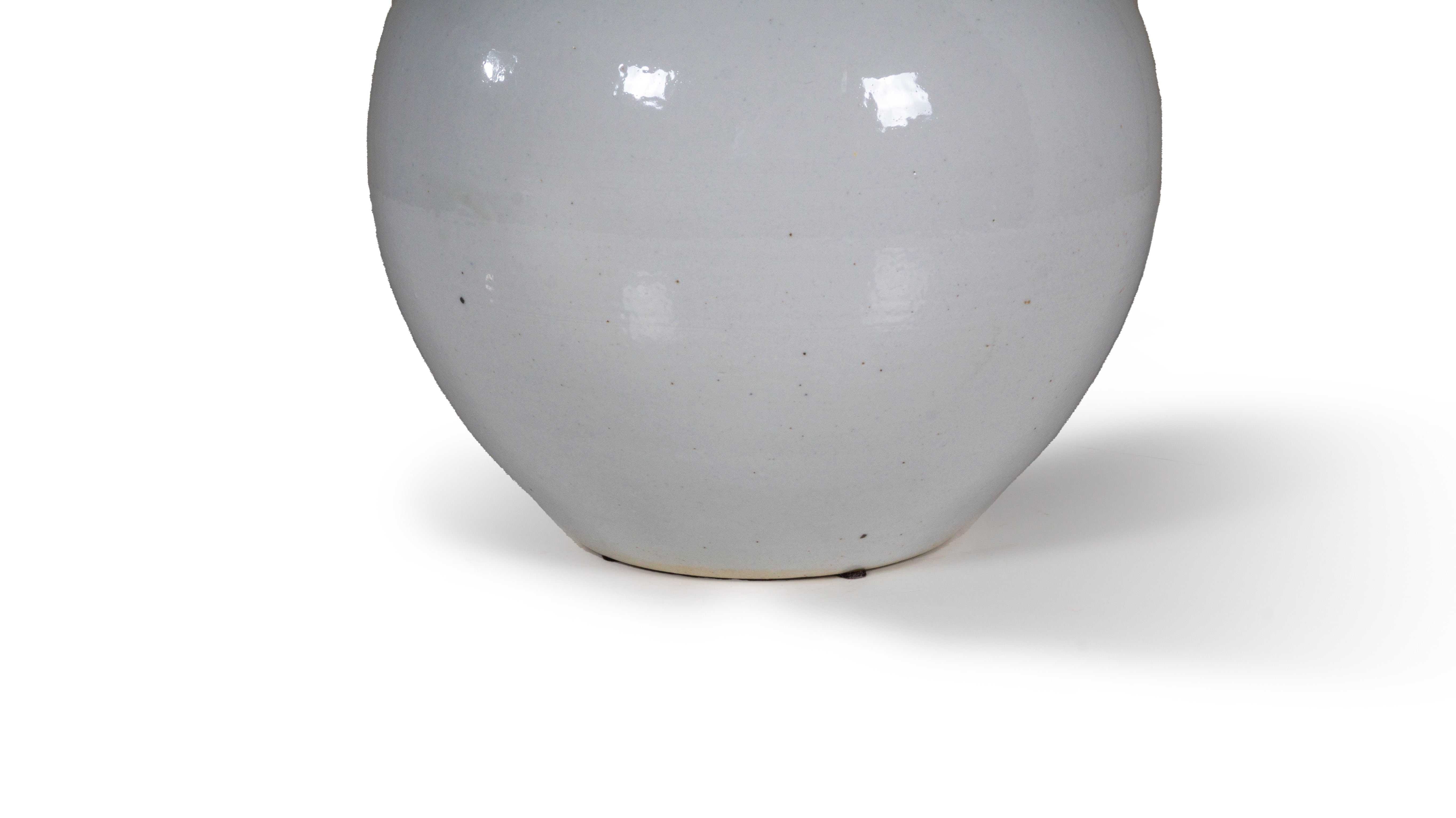 Medium White Ceramic Vase