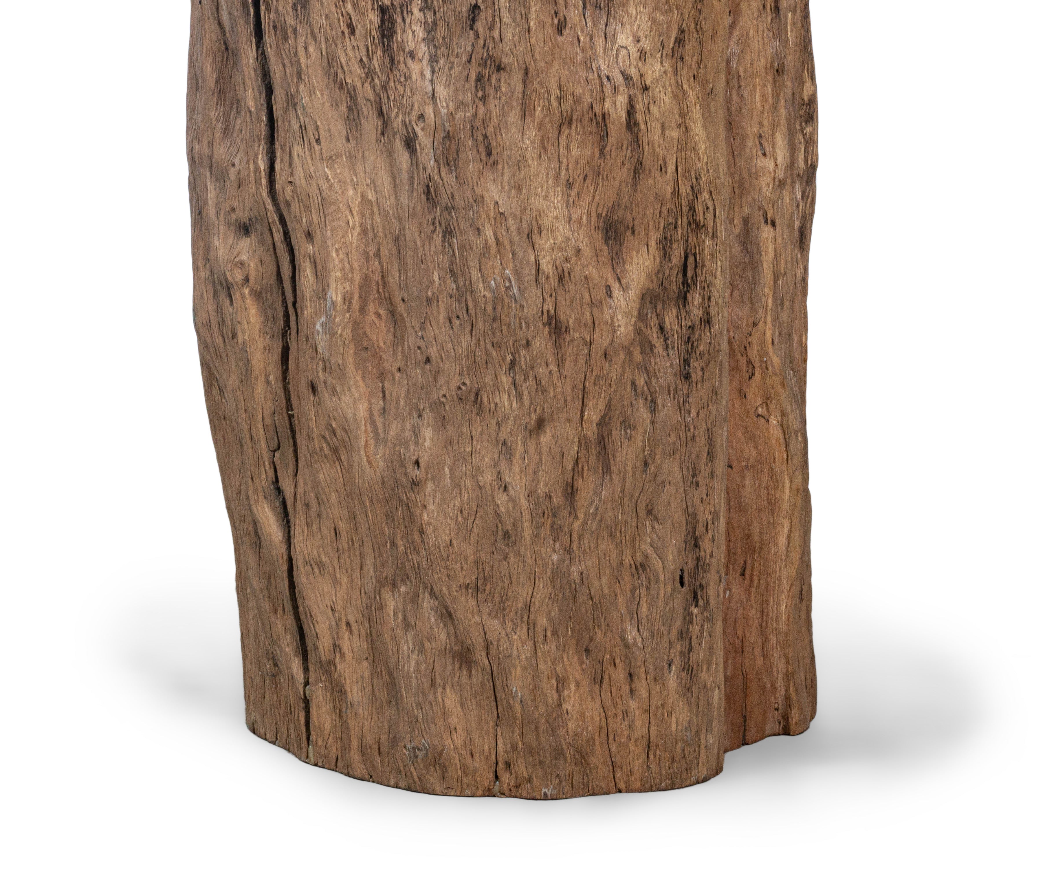 Lychee Wood Organic Form Side Table