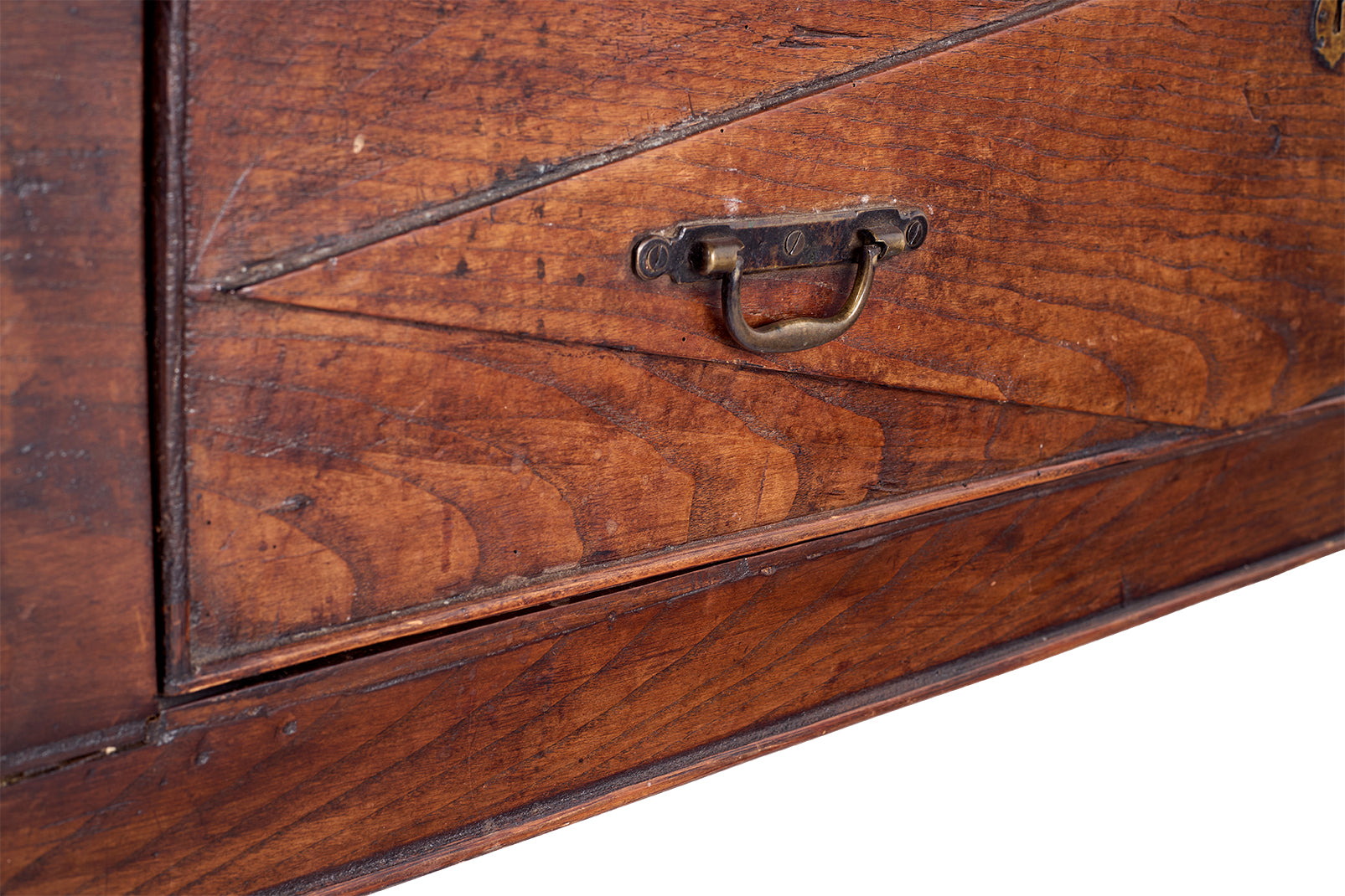 Spanish Serving Table In Patinaed Walnut
