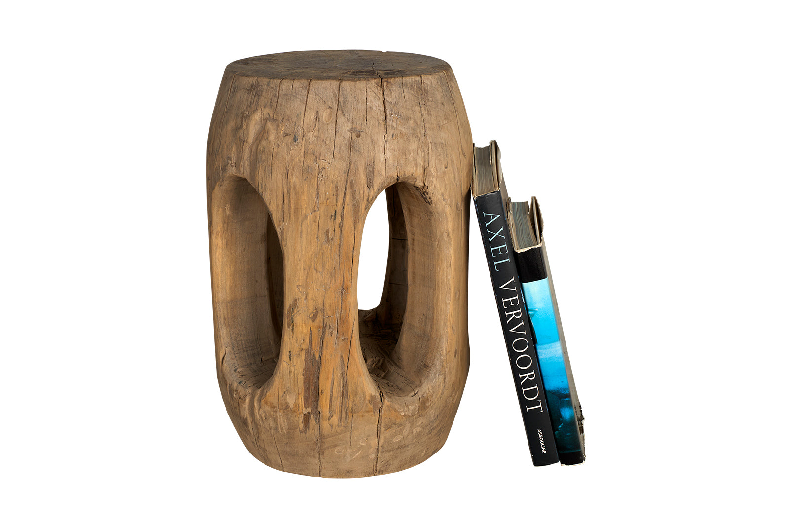 Weathered Elm Garden Stool