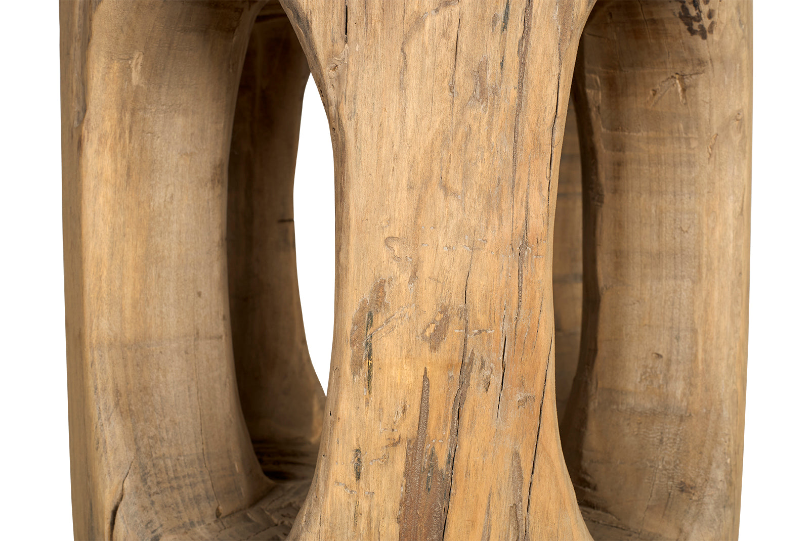 Weathered Elm Garden Stool
