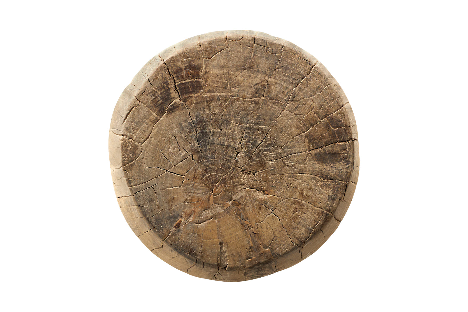 Weathered Elm Garden Stool